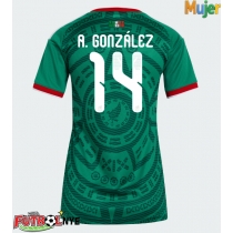 Camiseta México Armando Gonzalez #14 Primera Equipación para mujer Mundial 2026 manga corta